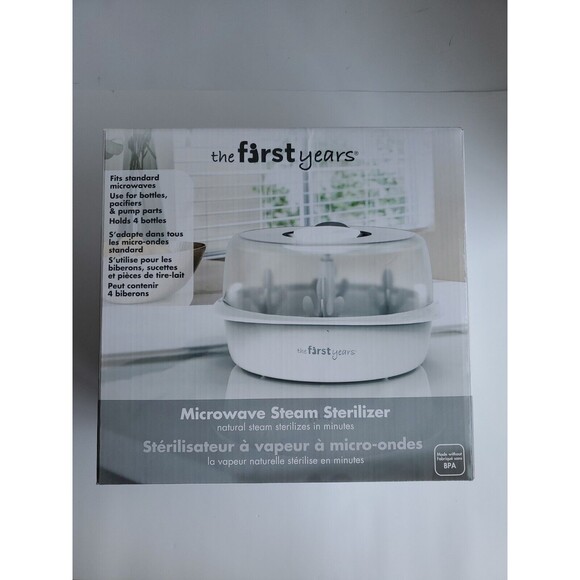 The First Years Microwave Steam Sterilizer New In Box - Picture 1 of 2